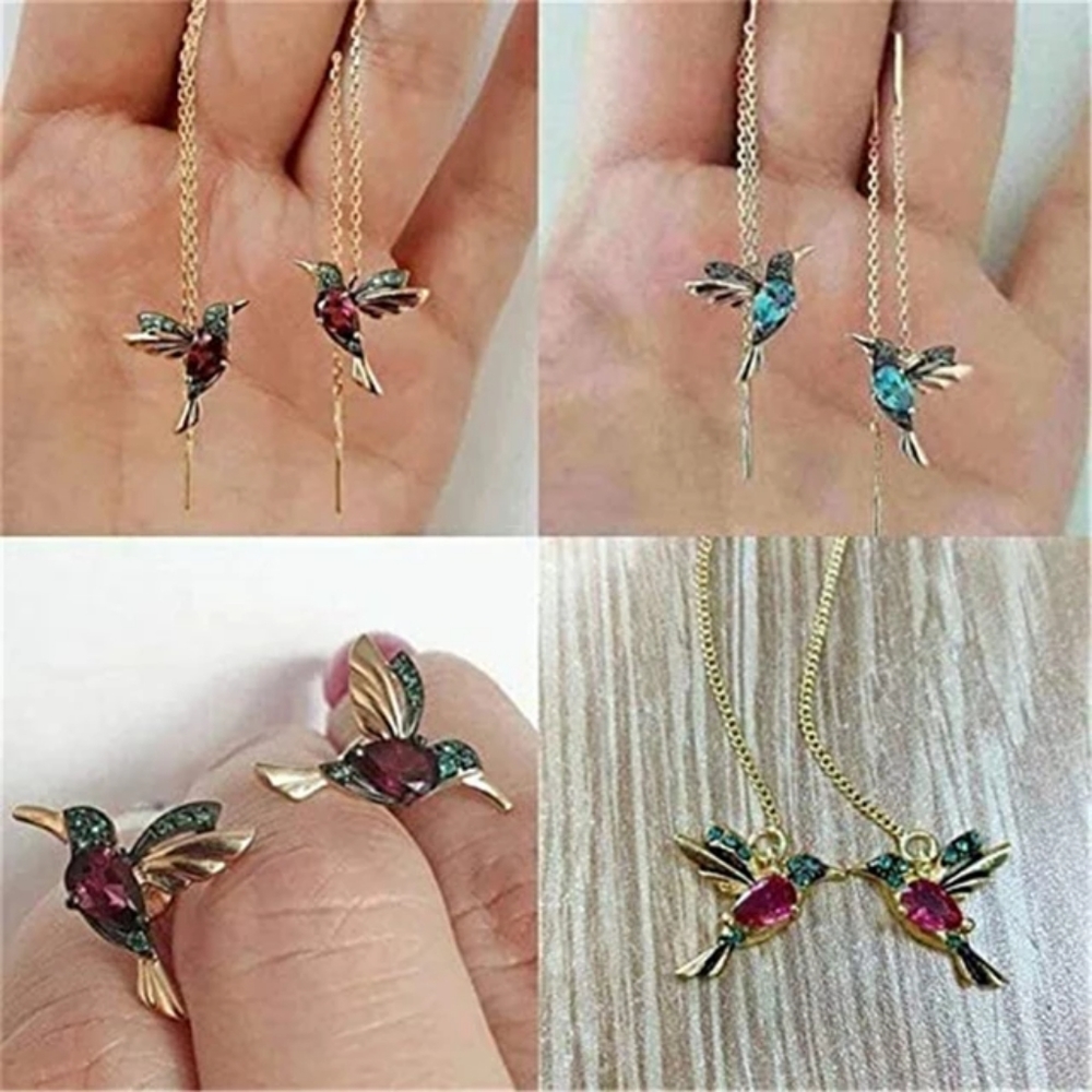 WE'RE BACK! Hummingbird Threader Drop Earrings